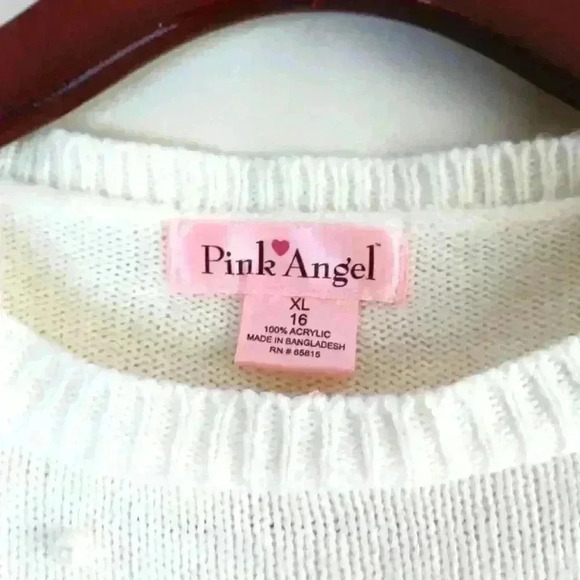 Pink angel Girls Sweater  - Picture 5 of 9
